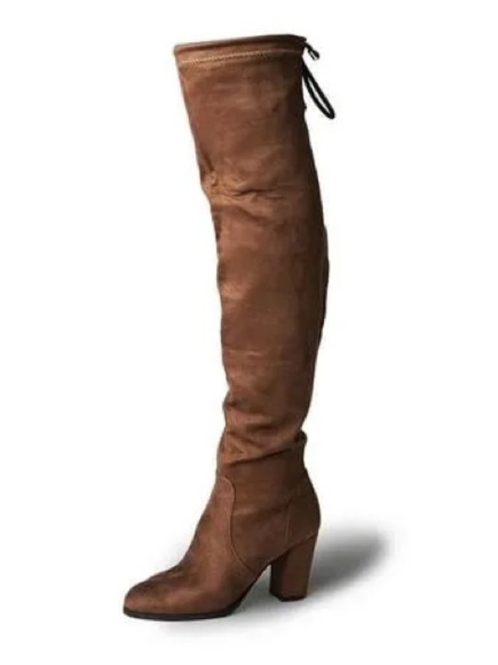 J. Adam’s Aspen Brown Over-the-Knee Block Heel Boots - Women